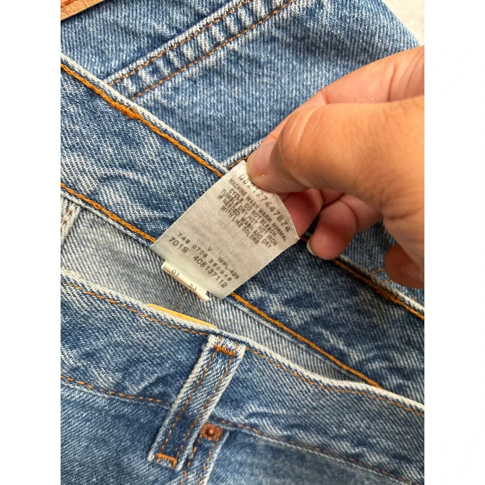 Levis 517 Bootcut Jeans Mens W42 L32 Blue Denim Medium Wash 100% Cotton 517-0217